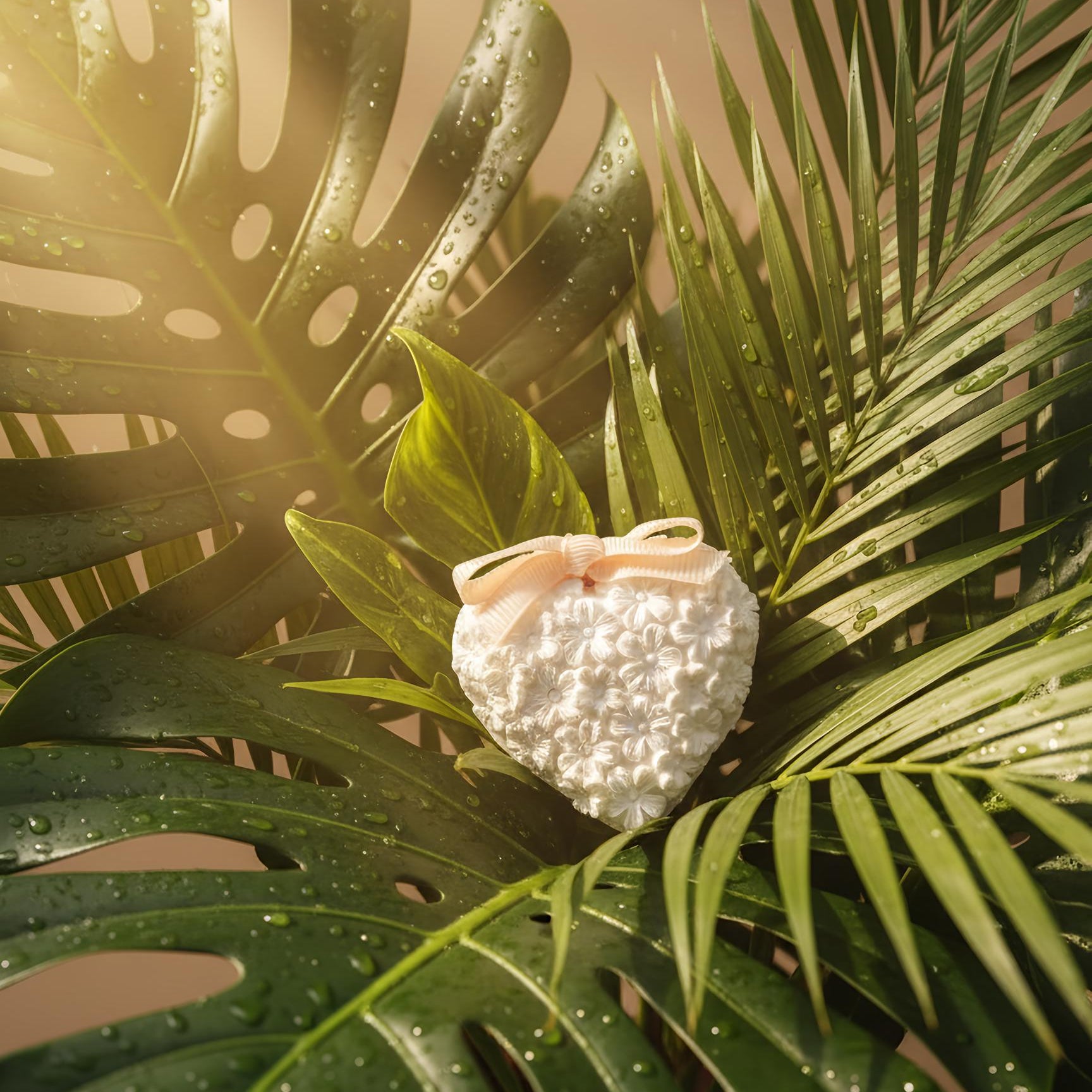 Gesso coração de luz