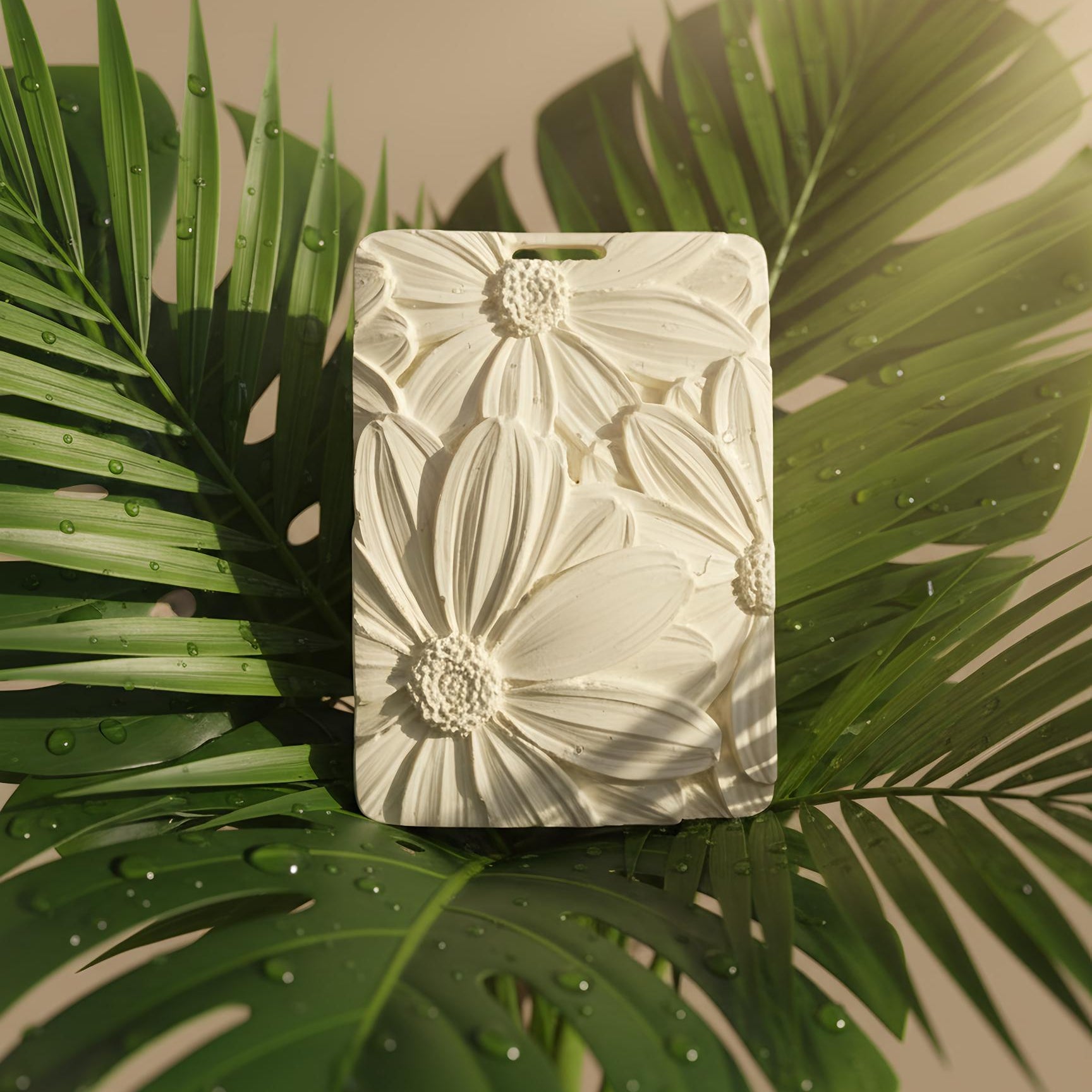 Gesso flores do tempo