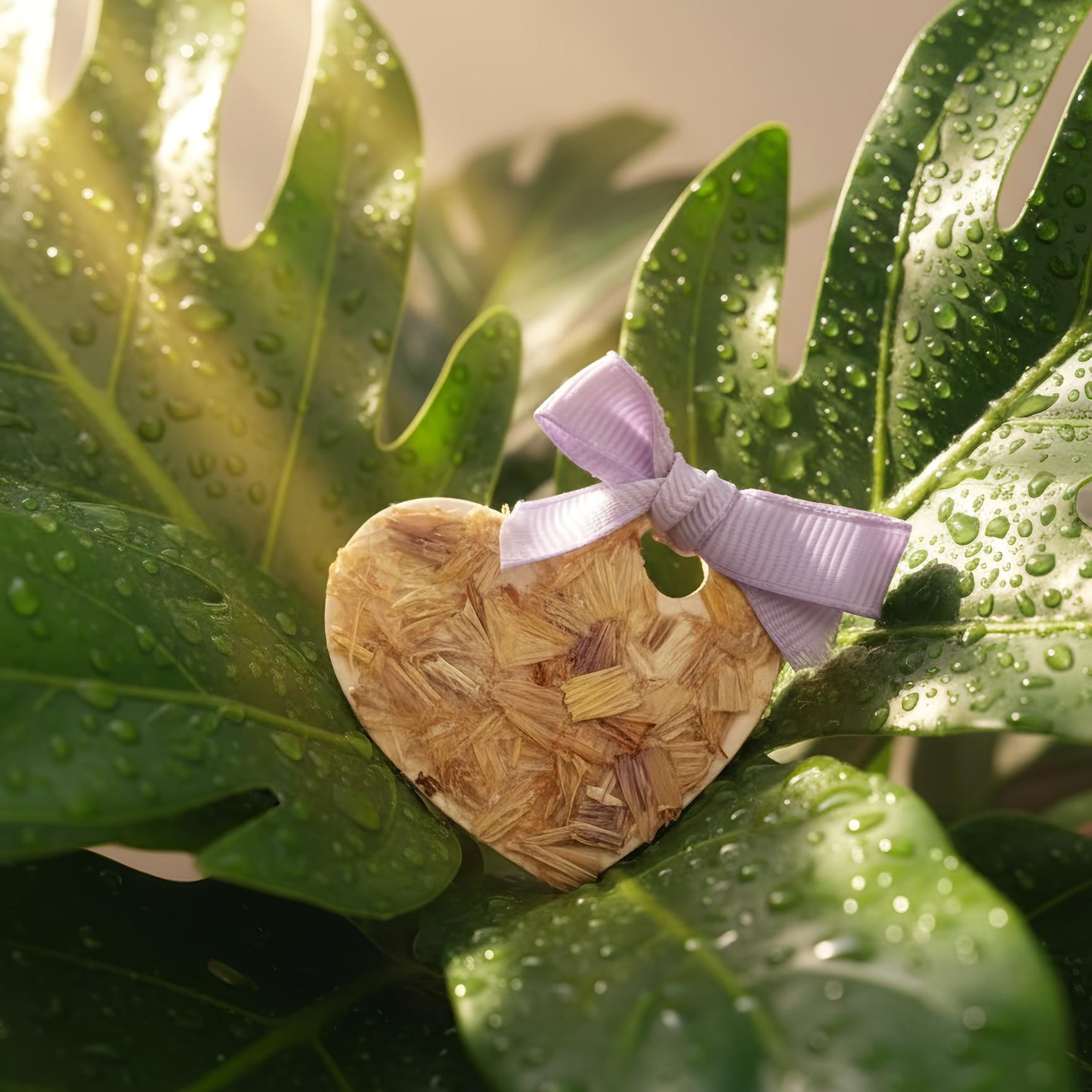 gesso coração botânico